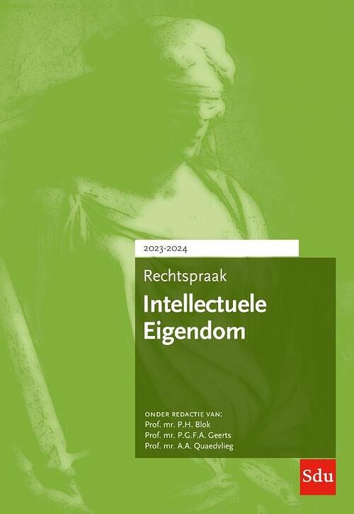 Foto van Rechtspraak intellectuele eigendom - paperback (9789012408462)