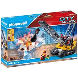 Foto van Playmobil city action kabelgraafmachine met bouwonderdeel 70442