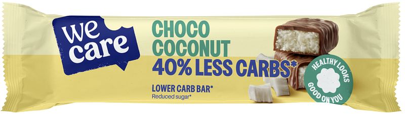 Foto van Wecare low carb choco coconut bar