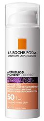 Foto van La roche-posay anthelios pigment correct - dagelijkse getinte zonnebrandcrème medium spf50+