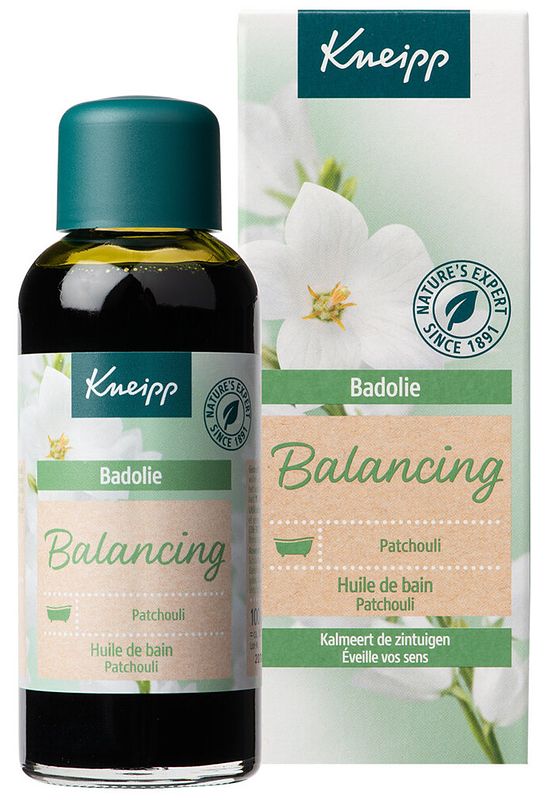 Foto van Kneipp badolie balancing - patchouli