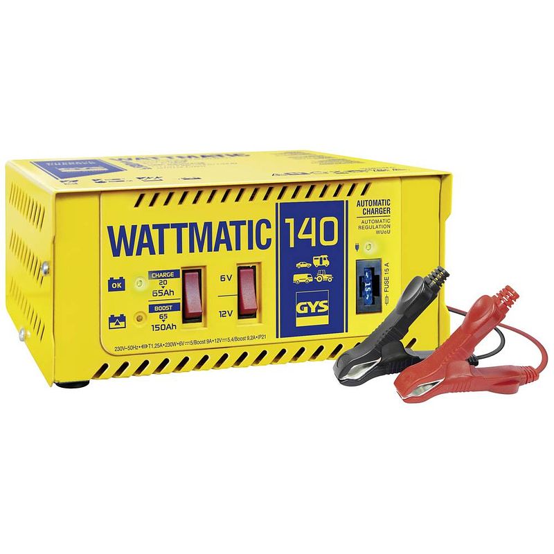 Foto van Gys wattmatic 140 025608 oplader 6 v, 12 v 5 a 9 a