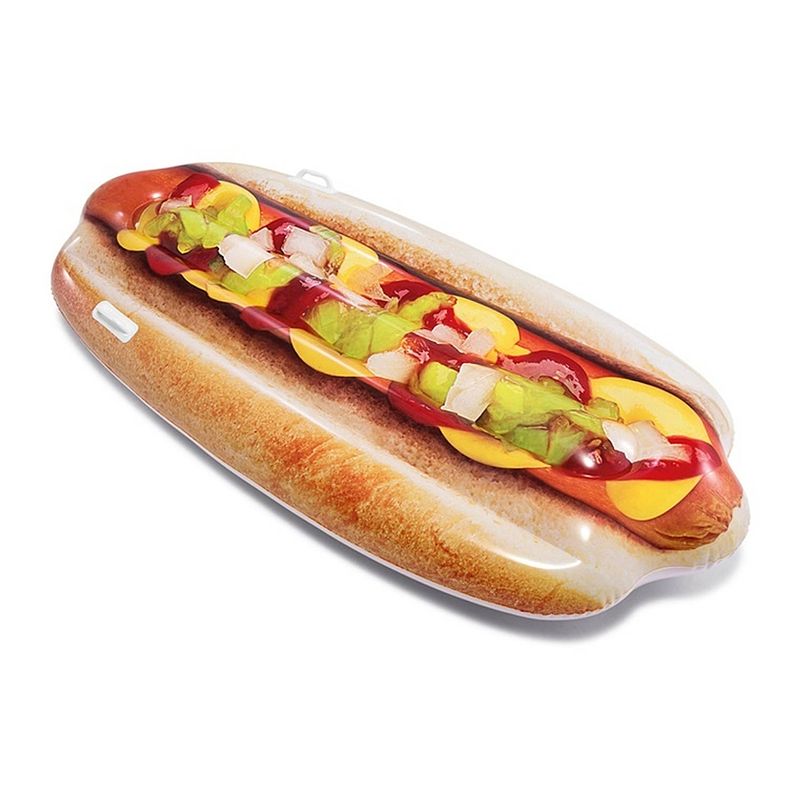 Foto van Intex luchtbed hotdogmat 108 x 89 cm multicolor