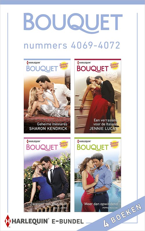 Foto van Bouquet e-bundel nummers 4069 - 4072 - jennie lucas - ebook (9789402541410)