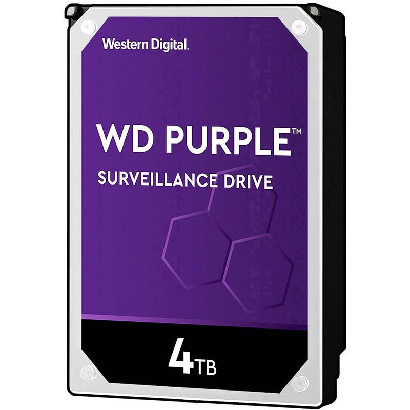 Foto van Western digital purple™ 4 tb harde schijf (3.5 inch) sata iii wd40purz bulk