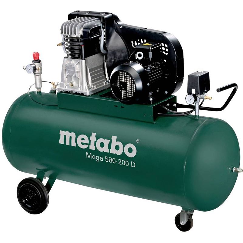 Foto van Metabo pneumatische compressor 200 l