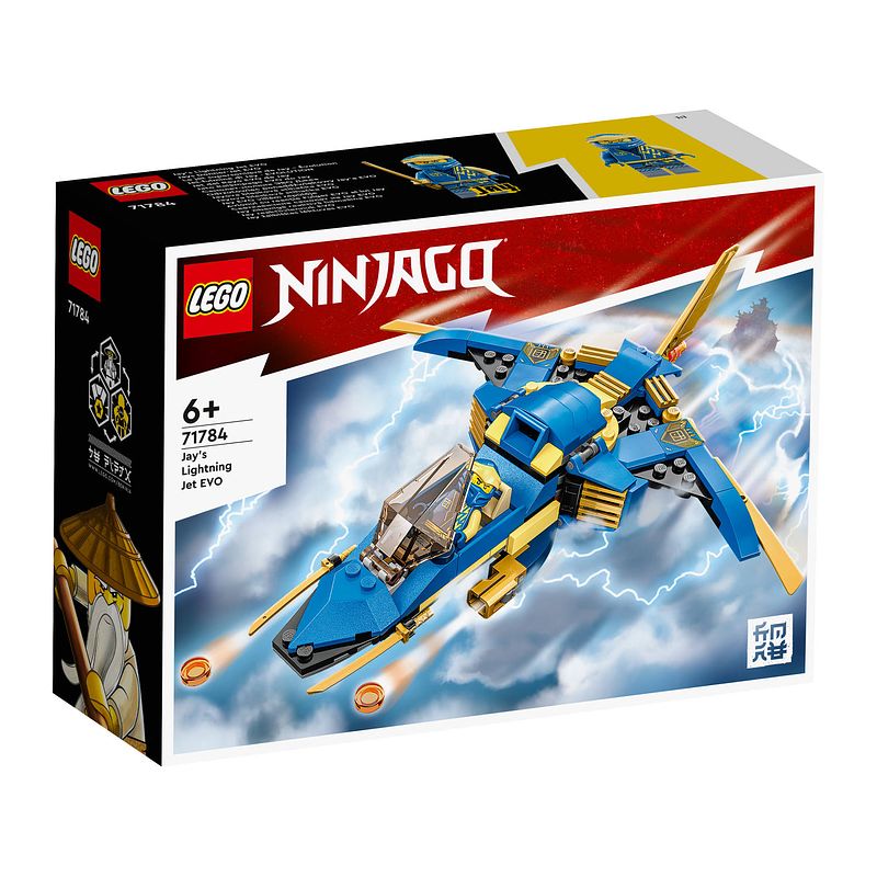 Foto van Lego ninjago jay's bliksemstraaljager evo 71784