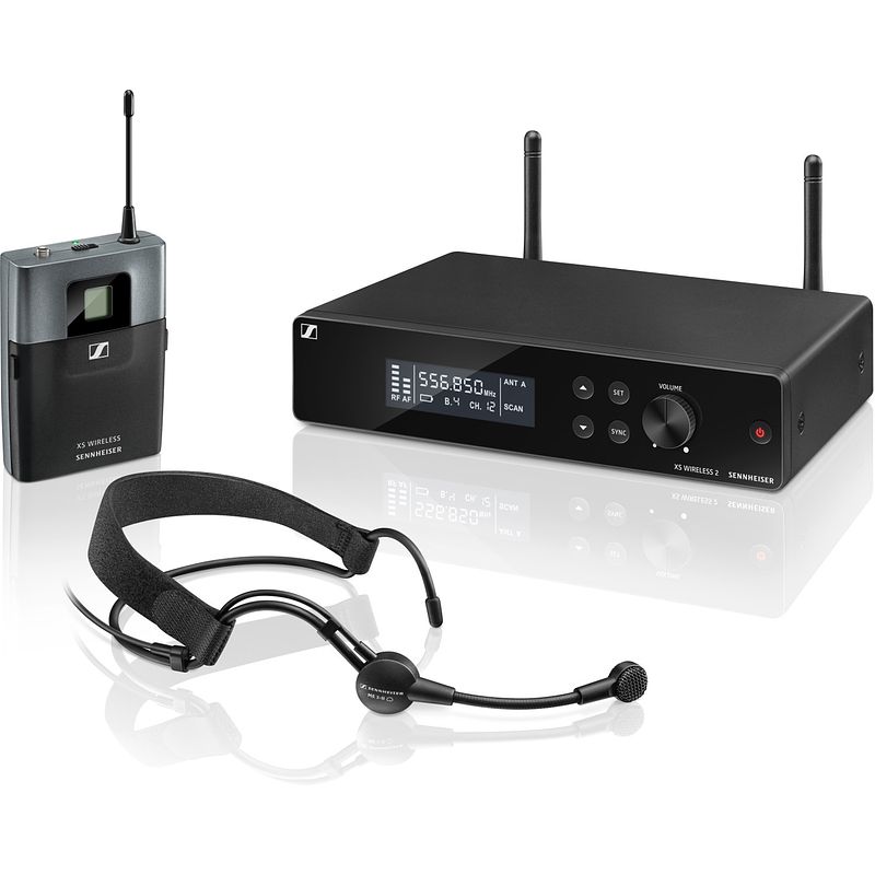 Foto van Sennheiser xsw 2-me3 draadloze headset (e: 821-865 mhz)