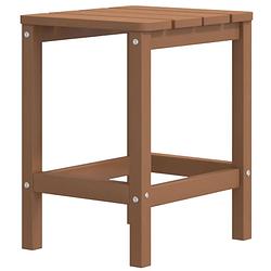 Foto van Vidaxl tuintafel adirondack 38x38x46 cm hdpe bruin