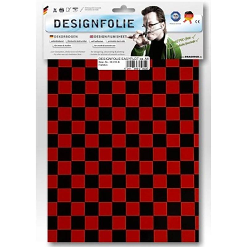 Foto van Oracover 95-023-071-b designfolie easyplot fun 4 (l x b) 300 mm x 208 mm rood, zwart