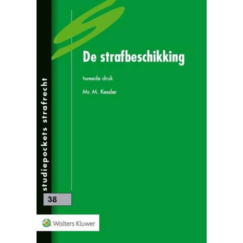 Foto van De strafbeschikking - studiepockets strafrecht