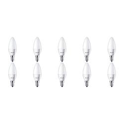 Foto van Philips - led lamp 10 pack - corepro candle 827 b35 fr - e14 fitting - 5.5w - warm wit 2700k vervangt 40w