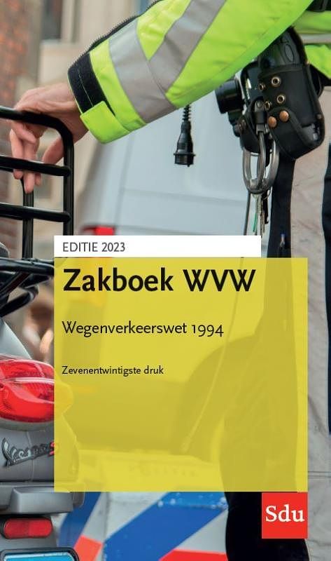 Foto van Zakboek wvw wegenverkeerswet 1994. editie 2023 - paperback (9789012408271)