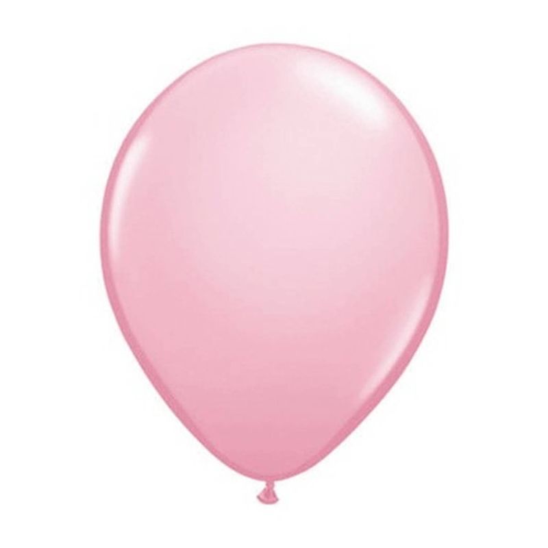 Foto van 25x roze qualatex ballonnen - ballonnen