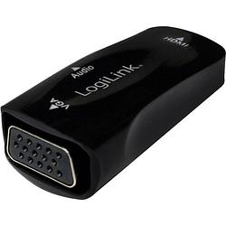 Foto van Logilink cv0108 adapter [1x hdmi-bus - 1x vga-bus] zwart