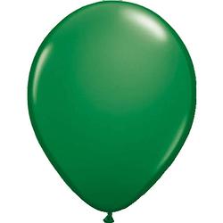 Foto van Metallic ballonnen - 30 cm - 100 stuks - donkergroen