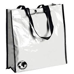 Foto van Eco boodschappen shopper tas wit 38 x 38 cm - shoppers