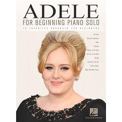 Foto van Hal leonard adele for beginning piano solo 10 favorites