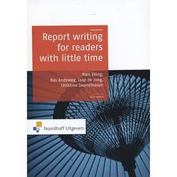 Foto van Report writing for readers with little time