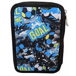 Foto van No fear etui goal junior 20 cm polyester blauw 27-delig