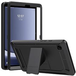 Foto van Accezz rugged back case samsung galaxy tab a9 tablethoesje zwart