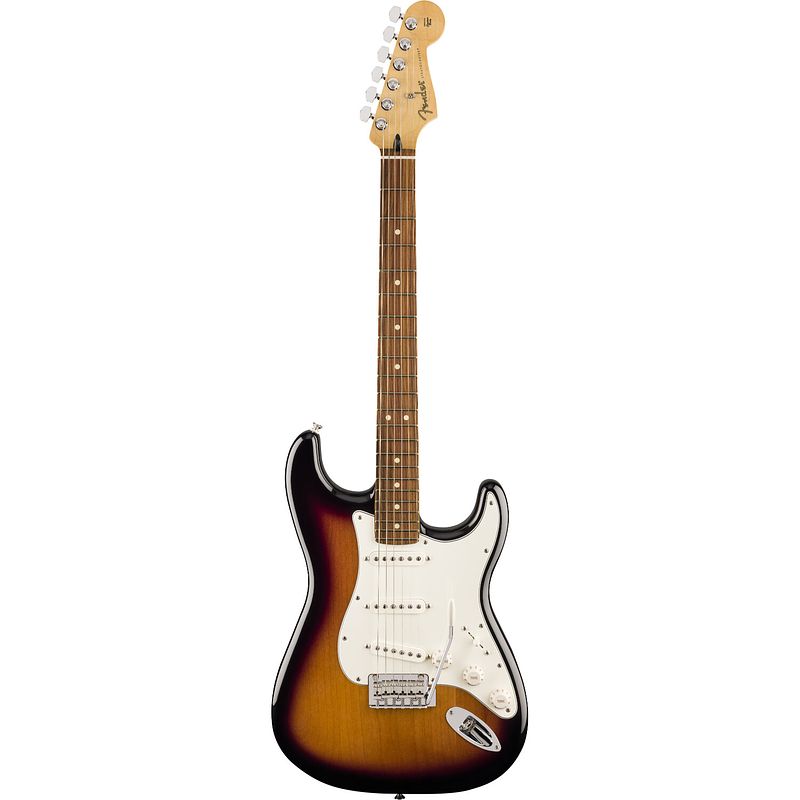 Foto van Fender 70th anniversary player stratocaster 2-color sunburst pf elektrische gitaar