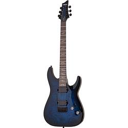 Foto van Schecter omen elite-6 see-thru blue burst elektrische gitaar