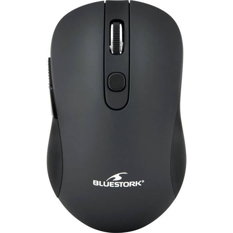 Foto van Bluestork gaming draadloze muis - 2,4 ghz - 6 knoppen - zwart