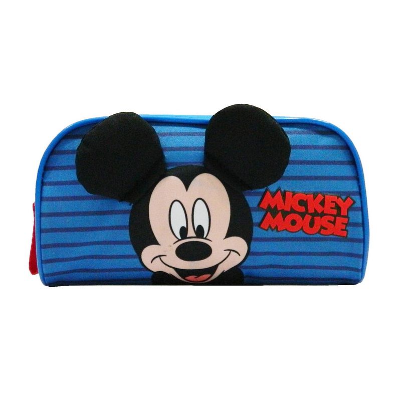 Foto van Disney etui mickey mouse 21 x 10 cm blauw