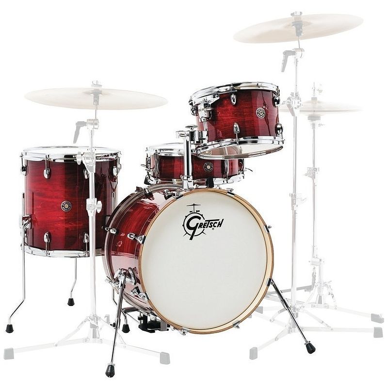 Foto van Gretsch drums ct1-j484-gcb catalina club gloss crimson burst