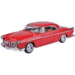 Foto van Modelauto chrysler c300 1955 rood schaal 1:24/23 x 8 x 6 cm - speelgoed auto'ss