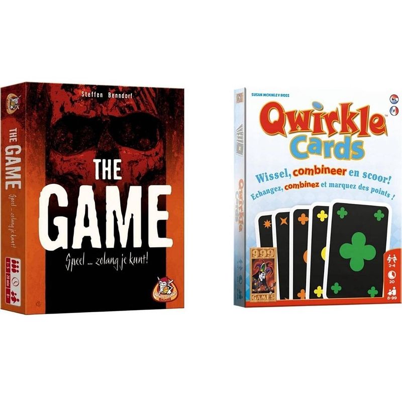 Foto van Spellenbundel - kaartspel - 2 stuks - the game & qwirkle kaartspel