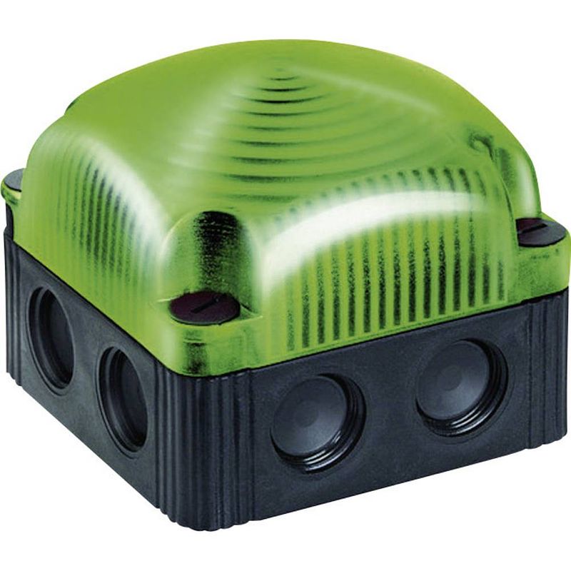 Foto van Werma signaltechnik signaallamp led werma 853.210.60 groen flitslicht 230 v/ac