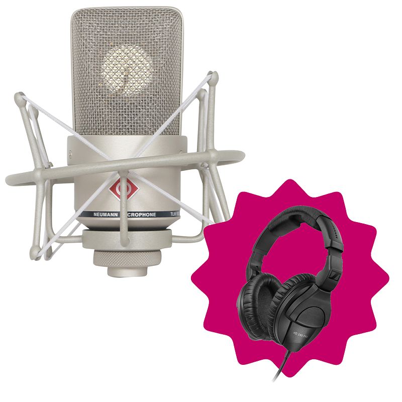 Foto van Neumann tlm 103 studio set condensatormicrofoon met gratis hd 280 koptelefoon