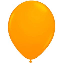 Foto van 8x stuks neon fel oranje latex ballonnen 25 cm - ballonnen
