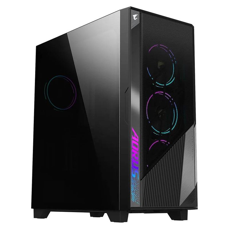 Foto van Gigabyte gb-ac500g midi-tower pc-behuizing zwart