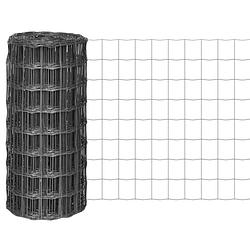Foto van Vidaxl euro hek 25x0,8 m staal grijs