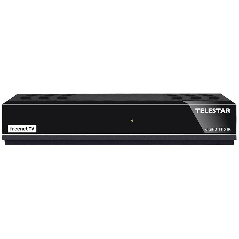 Foto van Telestar digihd tt 5 ir+12 m.freenet tv dvb-t2 receiver , ethernetaansluiting, kaartlezer aantal tuners: 1