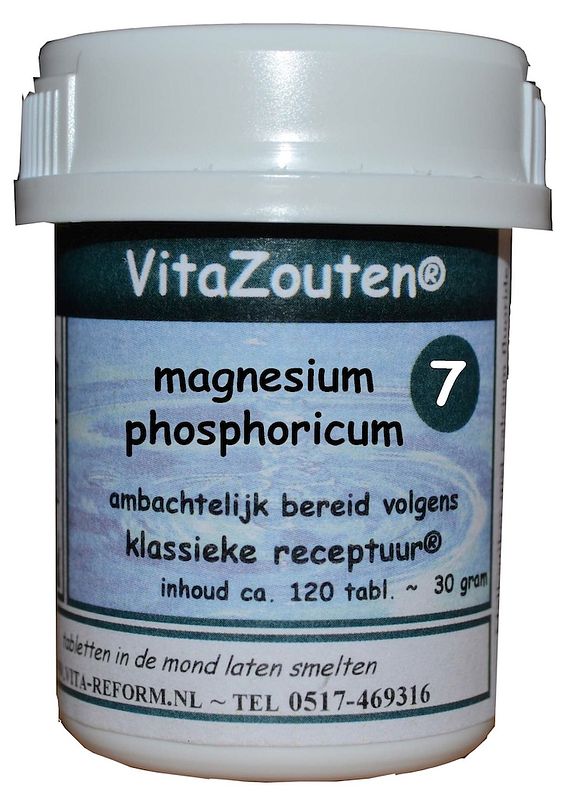 Foto van Vita reform vitazouten nr. 7 magnesium phosphoricum 120st