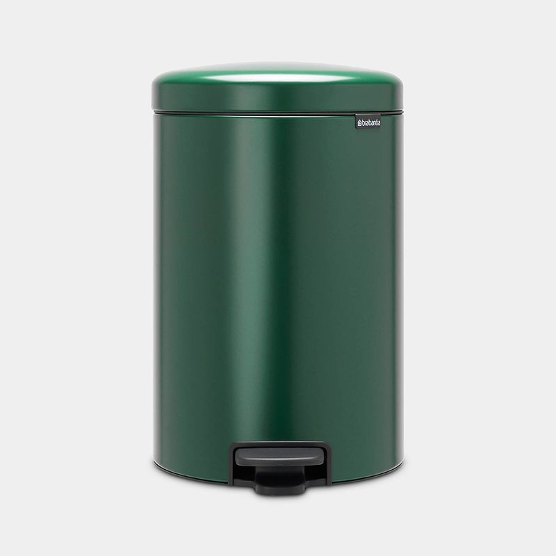 Foto van Brabantia newicon pedaalemmer 20 liter met kunststof binnenemmer - pine green