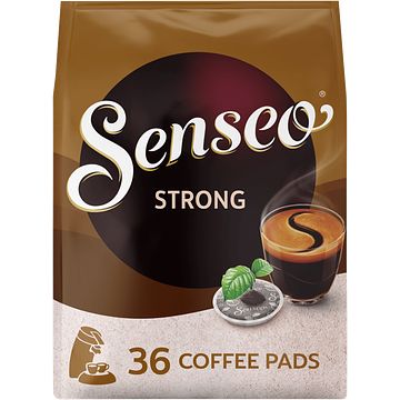 Foto van Senseo strong coffee pads 36 stuks 250g bij jumbo