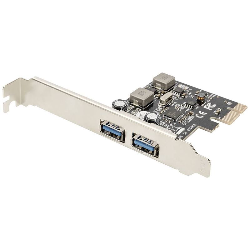 Foto van Digitus ds-30220-5 2 poorten pci express kaart pcie incl. low-profile slotplaat