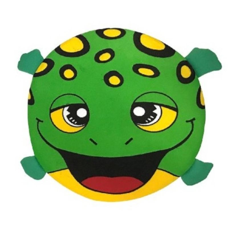 Foto van Summertime splash frisbee animal 20 cm foam groen/geel