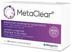 Foto van Metagenics metaclear tabletten