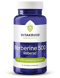 Foto van Vitakruid berberine 500 rebersa capsules
