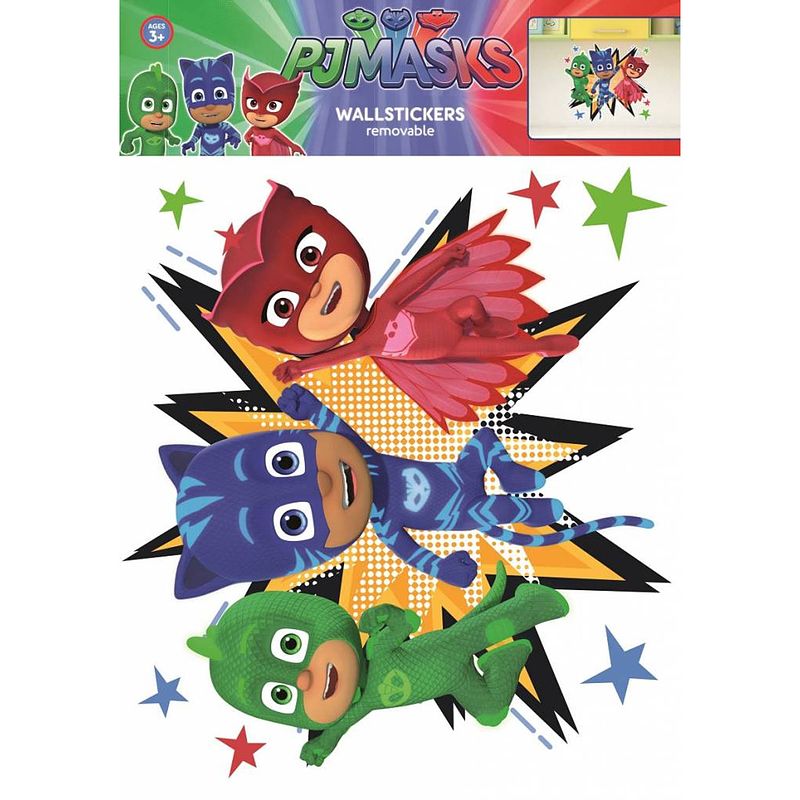 Foto van Pj masks group - muursticker - multi