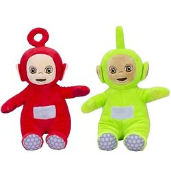 Foto van Pluche teletubbies speelgoed knuffel dipsy en po 25 cm - knuffelpop