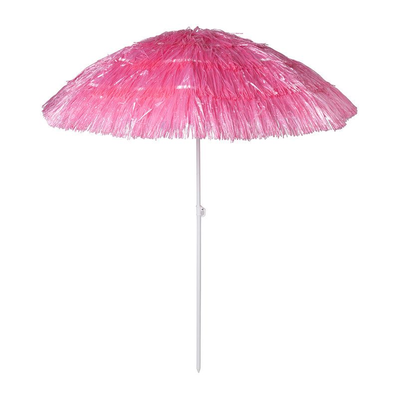 Foto van Hawaii parasol - fuchsia - ø160x180 cm