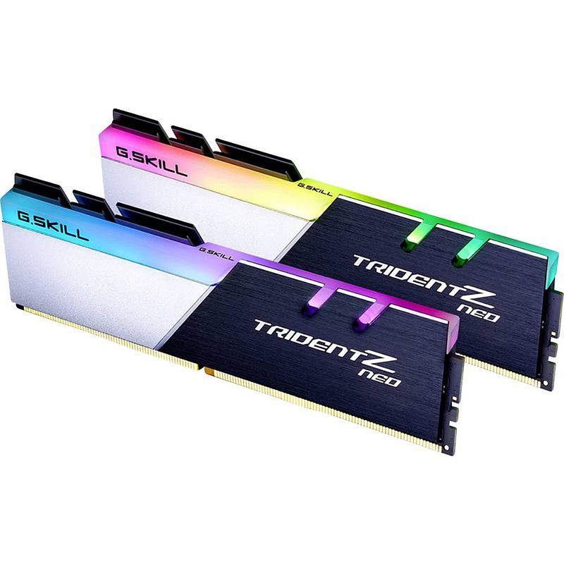 Foto van G.skill trident z neo werkgeheugenset voor pc ddr4 64 gb 2 x 32 gb non-ecc 3600 mhz 288-pins dimm cl18-22-22-42 f4-3600c18d-64gtzn