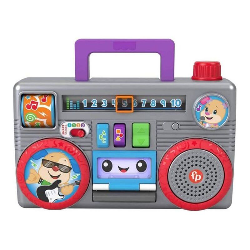 Foto van Fisher-price boombox laugh & learn junior 15 x 30 cm grijs